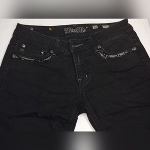 Miss Me Brand skinny jeans inseam 31 waist 31 black